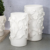Bougainvillea Garden White Medium Cachepot